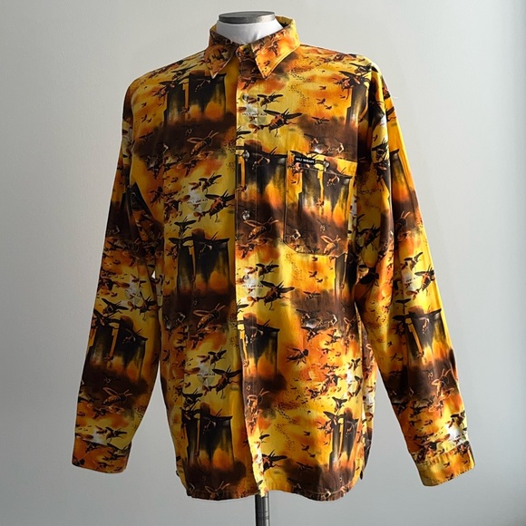 90’s Wu Wear Killer Bees Button Up Shirt, By Wu Tang Clan - Picture 4 of 10